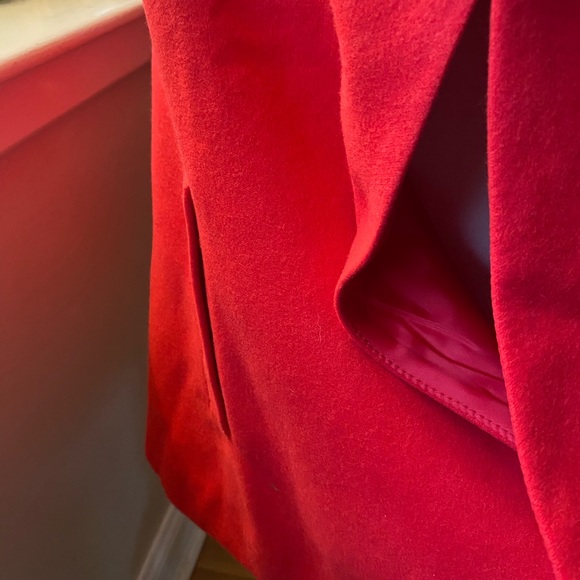 Red wool poncho coat ❤️😍🥰❤️😍🥰❤️😍🥰 - Picture 9 of 13